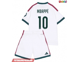 Lacne Dětský Futbalové dres Real Madrid Kylian Mbappe #10 2026-27 Krátky Rukáv - Domáci (+ trenírky)